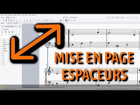 Mise en page simple avec les espaceurs dans MuseScore