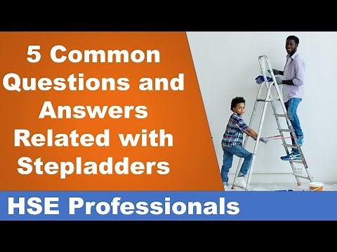 5 Common Questions and Answers Related With Stepladders - Safety Training