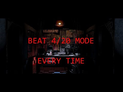 How to beat 4/20 Mode - FNaF 1 Walkthrough | FNaF Academy