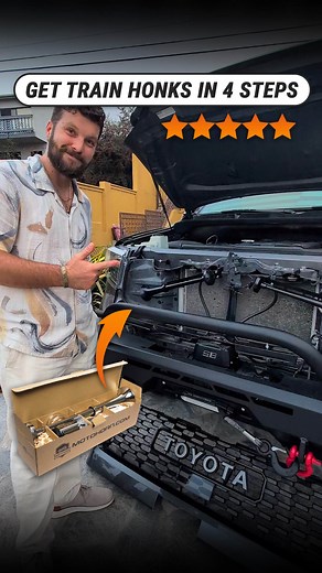 🦅 A TRAIN HORN WITH NO AIR TANK!? Yes! And it takes just 4 steps to have this amazing upgrade! 👉 For all pickup trucks and other 12V systems 👉 Money-back loudness guarantee 👉 Up to 60% off & ships from the USA 🇺🇸 Get yours: https://motohorn.com/trainhorn/ | MotoHorn
