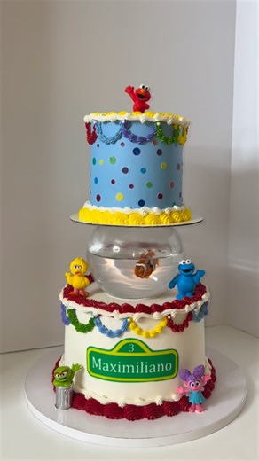 Oceanside Cakes👩🏻‍🍳🎂 on Instagram: "Tysm for all the love on this cake 🥹🤍 My daughter is absolutely obsessed with Elmo, I couldn’t help but think of her the whole time✨ - - - - #elmocake #elmocakes #sesamestreetcake #sesamestreetparty #elmosmashcake #oceanside #oceansidecake #oceansidebakery #760bakery #pbskids #bigbird #cookiemonster #elmo #abby #oscarthegrouch"