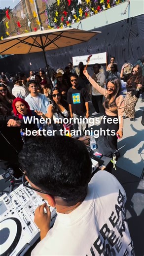 They said clubs open at night. We opened them in the morning. #morningrave #breakfastclub #dhaka #rave #coffeeraveparty #Bangladesh | Breakfast Club Dhaka