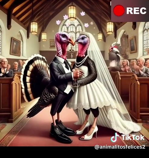 El pavo y la pava se van a casar #pavos #pavo #boda #bodasmexico #bodas #baile #navidad #infantiles