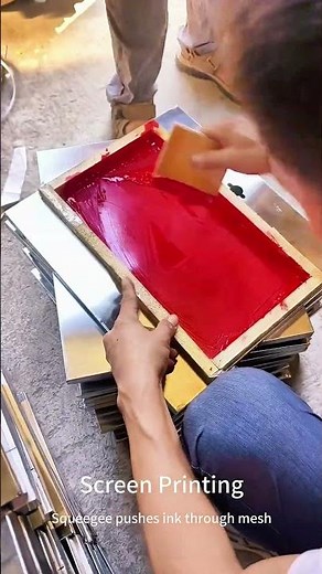 🎨🖨️How Screen Printing Works