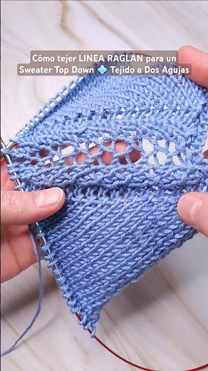 En este tutorial paso a paso, te mostraré cómo tejer linea Ranglan cuando tejemos jersey Top Down