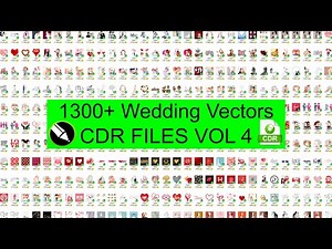 1300+ Wedding Vectors CDR Files Free For Download VOL 4