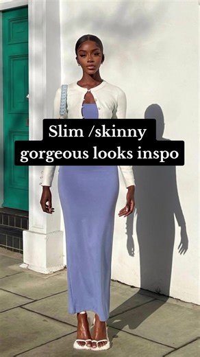 Simple & Classic Outfits for Slim Ladies