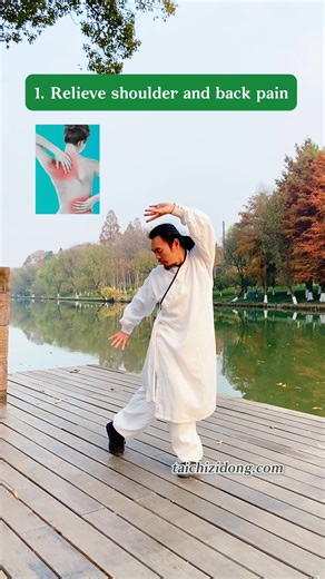 Taichi Zidong on Instagram: "https://taichizidong.com Free Videos Inspire. Full Courses Transform. 251247- 1.Relieve shoulder and back pain. 2.Lose back fat. 3.Improve sleep quality. 18 times each side one set, 2-3 sets a day. Please persist with your practice and you will see improvement. If you wish to more effectively relieve pain in your shoulders and back, and reduce back fat, we recommend the following course: ----56mins Daily Routine • Full Body Practice If you wish to more effectively im