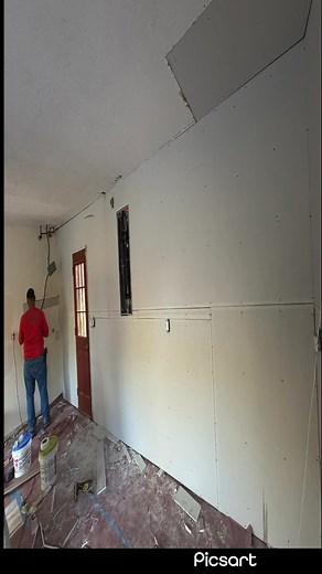 Drywall demo, insulation insert, drywall hang, mud and tape, OP TEXTURE | JMV Painting & Remodel, LLC