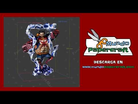 Luffy – One Piece Papercraft | Modelo Gratis