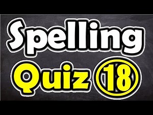 Spelling Quiz (18) (Spelling Words for Grade 5) [ ForB English Lesson ]