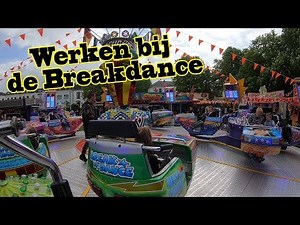 WERKEN OP DE KERMIS: Attractie Breakdance.