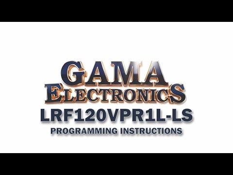 LRF120VPR1L LS Programming Instructions