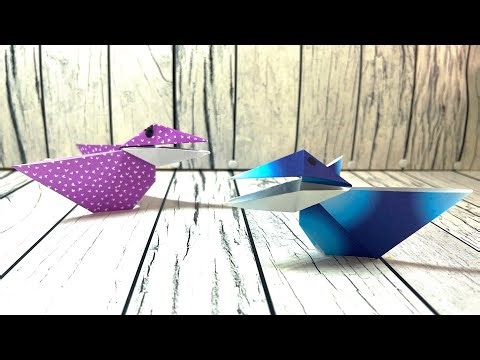 🦤Easy DIY Paper Bird/ Finger Puppets🦤/ Origami for Kids!