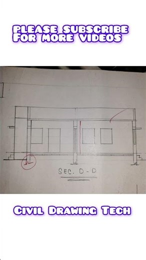 learn how to draw section for beginners #civilengineering #videoviral #educationalvideo