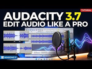 Audacity 3.7 Using Editing Tools | Record, Cut, Zoom, Envelop & Edit Audio