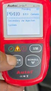 2008 Mercedes c300 p0410 code secondary air injection system
