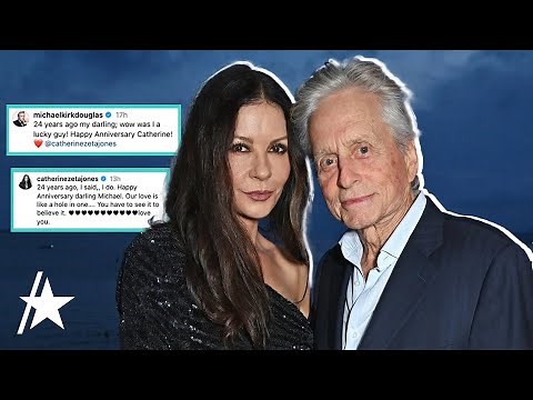 Catherine Zeta-Jones & Michael Douglas’ LOVING 24-Year Wedding Tributes