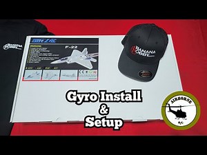 2 Axis Gyro Install and Setup BlitzRCWorks Mini F-22 Raptor V2 w/ Gyro