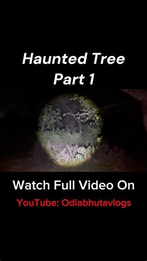 Haunted Tree Part 1👻 #ghosthunting
