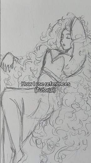Drawing tutorial!! How to use references #art #drawing #sketch #drawingtutorial