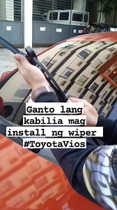 Wiper installation #ToyotaVios #Suki | Etch MyPlate | Facebook