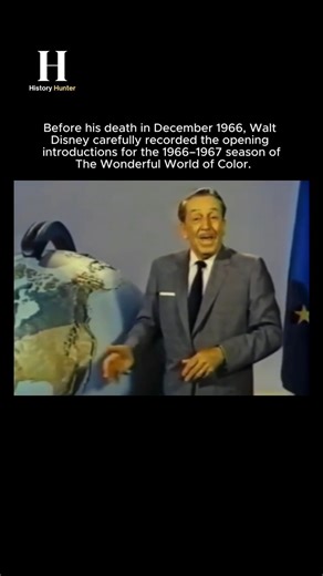 Things You Missed | Before his death in December 1966, Walt Disney carefully recorded the opening introductions for the 1966–1967 season of The Wonderful World... | Instagram