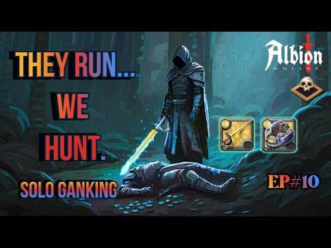 Solo Ganking | They Run… We Hunt 💀| ⚔️Albion Online⚔️ | Road to 1 Billion Silver Ep#10