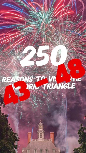 We’re not even halfway… and it just keeps getting better 😏 Discover #43–48 out of 250 things to do in the Historic Triangle! #VisitWilliamsburg #VA250 #Williasmburg250 #Williamsburgva #thingstodo #thingstodowilliamsburg #historictirangle #virginia