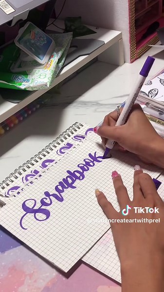 SCARPBOOK FRONT PAGE TUTORIAL💜🖤#fypシ #fyppppppppppppppppppppppp #fypシ゚viral #fypシ゚viral #tiktok #tutorial #tuts #tutorials