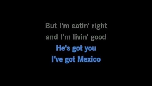 Karaoke I Got Mexico - Eddy Raven - CDG, MP4, KFN - Karaoke Version