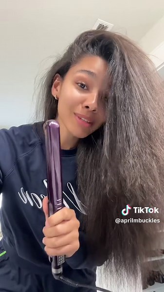 Enhancing Wash Day with a $30 Flat Iron | Haircare Routine