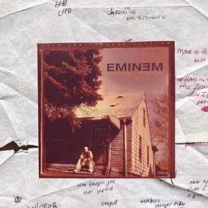 “And since birth, I’ve been cursed with this curse to just curse / And just blurt this berserk and bizarre shit that works”🖕 For the first time ever on colored vinyl, #MMLP25 Edition Vinyl features revamped packaging, 2 live tracks from my 2000 VMAs performance, and an exclusive poster! Out now - shop.eminem.com | Eminem