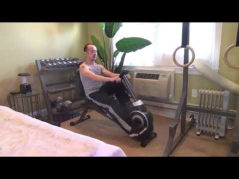 WESLO EXERCISE BIKE REVIEW STATIONARY BIKE MAGNETIC RESISTANCE RECUMBENT BIKE CYCLING FITNESS BIKE