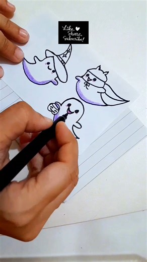 cute witch drawing #short #ytshorts #drawing #witchart #halloween