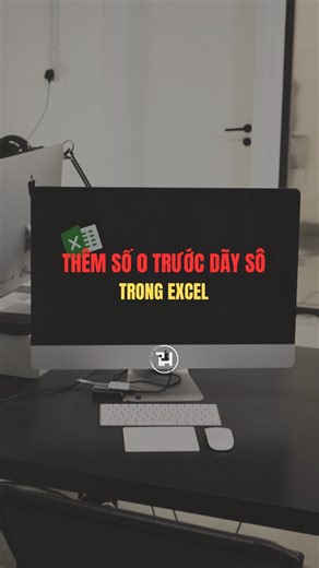 Cách thêm số 0 ở đầu dãy số trong Excel #tothuhoan #excel #exceltips #exceltutorial #tinhocvanphong | Tô Thu Hoàn