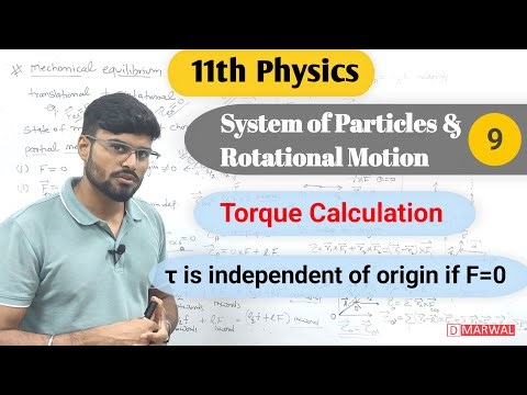 Translational & Rotational equilibrium | Torque & Couple | Origin independence of torque for Force=0