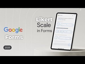 How to Make a LIKERT Scale in Google Forms (Step-by-Step | 2025 Tutorial)