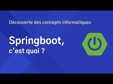 Springboot - C'est quoi ?