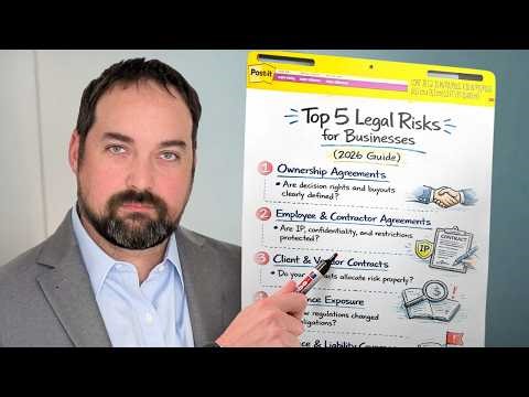 Top 5 Legal Risks Business Owners Should Watch for Every Year (2026 Guide)