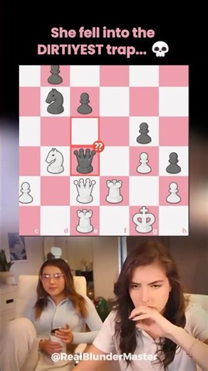 Why is this a blunder? #chess #botez #blunder