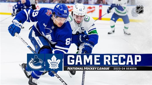 Nylander extends point streak to 15, Maple Leafs surge past Canucks