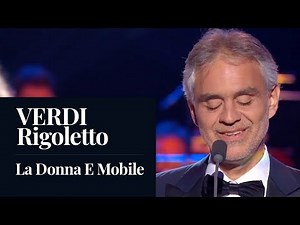 Verdi - Rigoletto "La Donna E Mobile" (Andrea Bocelli) [LIVE]
