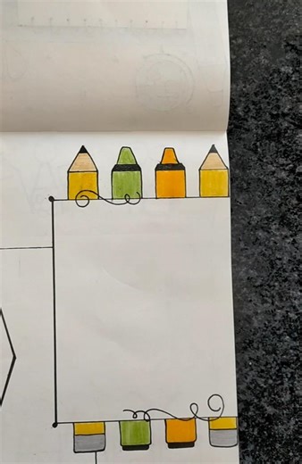 🤩front page design for school project English 🤩📝📚 #shortsfeed #shorts