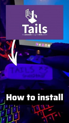 How to Install Tails OS on a USB. #cybersecurity #linux #tails #privacy #shorts #tailsos #liveusb