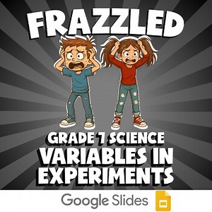 Variables in Experiments FRAZZLED Science Game | No Prep Grade 7 Review