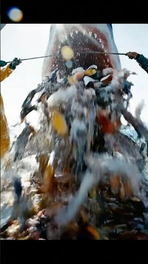 The Ocean’s Fury: When a Great White Shark Opens Its Mouth… 終わりなき海の怒り：ホオジロザメの口からあふれ出す生命