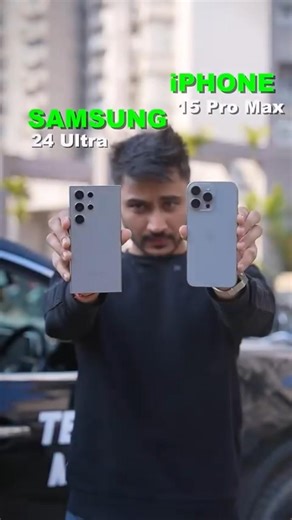 Samsung Galaxy S24 Ultra VS Iphone 15 Pro Max-Zoom Test #techmaster #shorts #s24ultra #iphone #viral