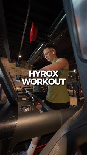 Hyrox workout 🏁