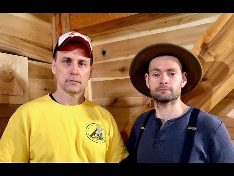 TIMBER FRAMING expert Josh Stevens (MR CHICKADEE) Tour & Interview
